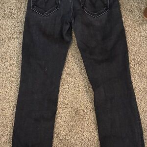 MOTHER Women's Black Straight Leg Jeans